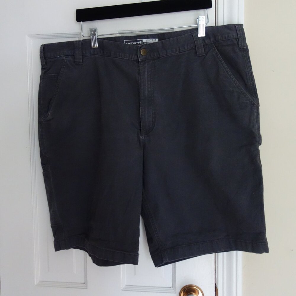 CARHARTT Gray Relaxed Fit Utility Shorts – Mens 40 x 11